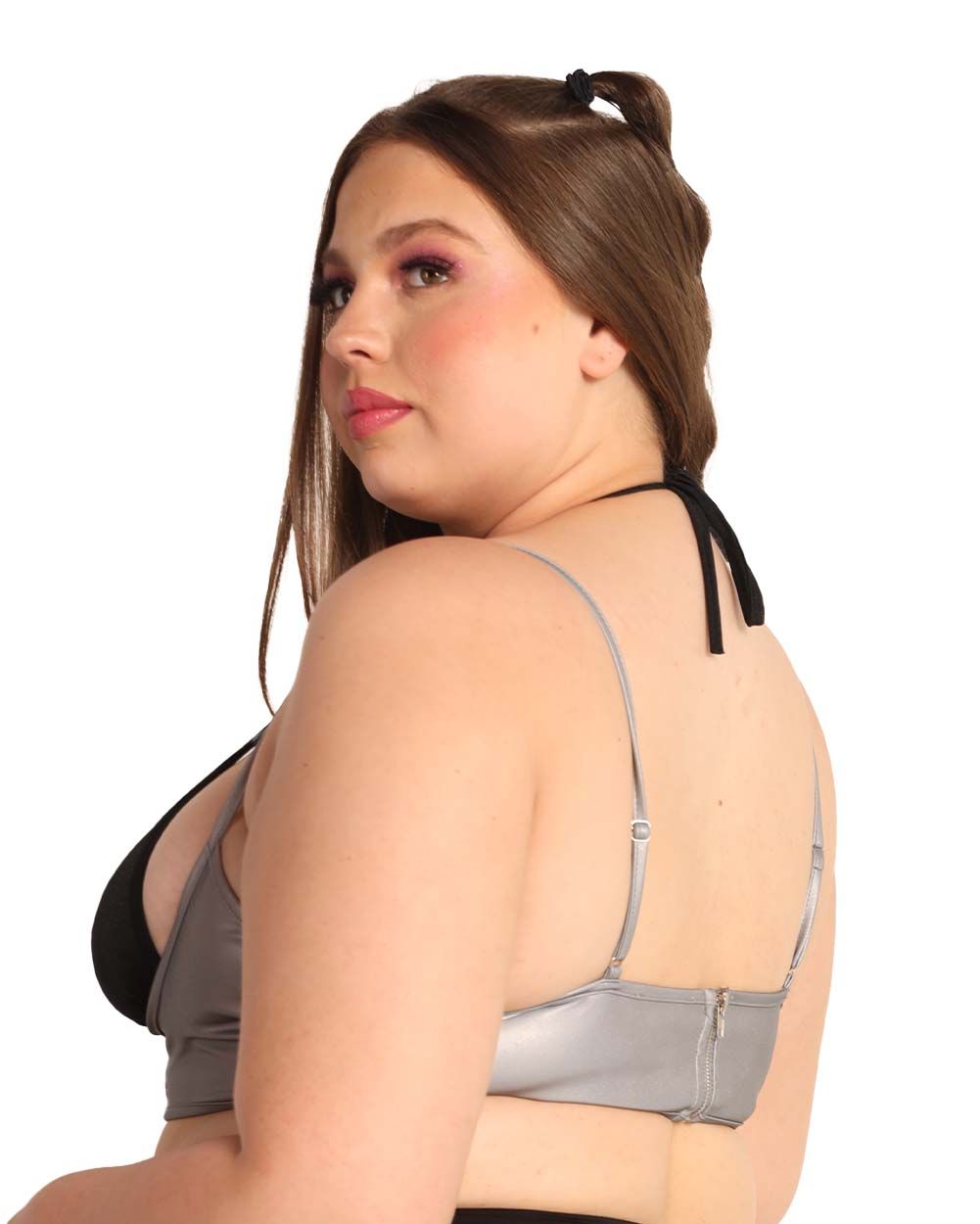 Superstar Glow Reflective Underboob Crop Top sold by iHeartRaves product image thumbnail 15