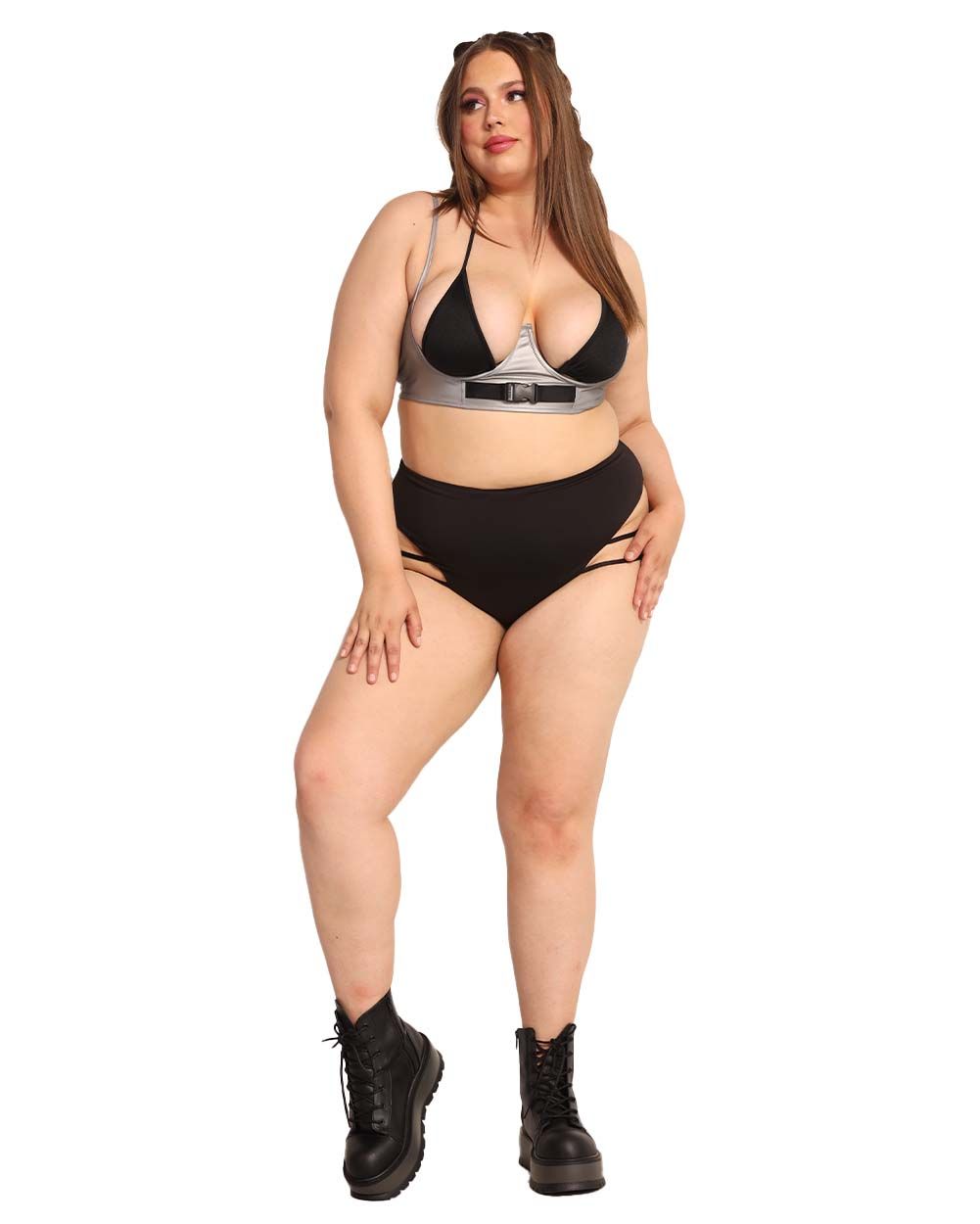 Superstar Glow Reflective Underboob Crop Top sold by iHeartRaves product image thumbnail 14