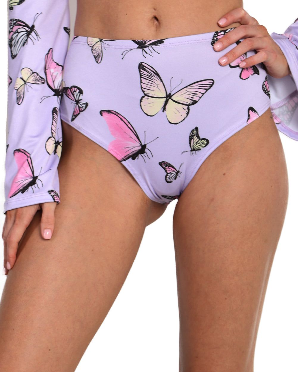 Butterfly Groove High Waisted Booty Shorts sold by iHeartRaves