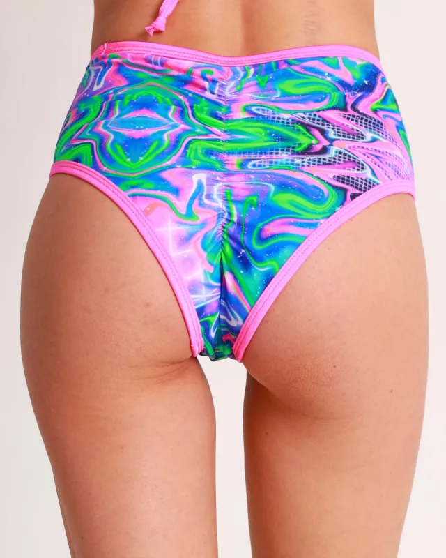Rolita Couture x iHR Fragile Fantasies Daisy Scrunch Bottoms sold by iHeartRaves