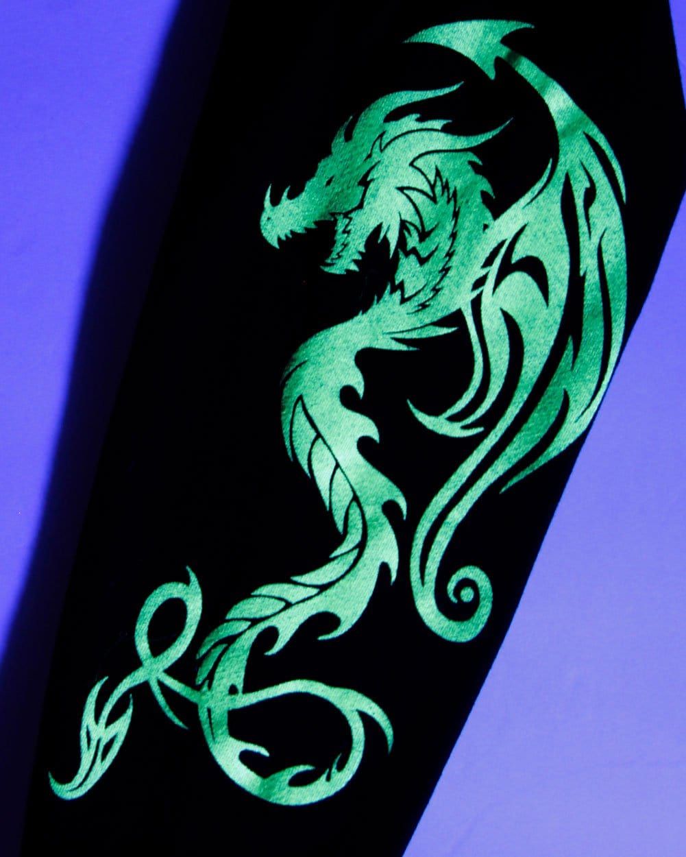 Glowing Dragon Long Sleeve Ultra Crop sold by iHeartRaves product image thumbnail 2