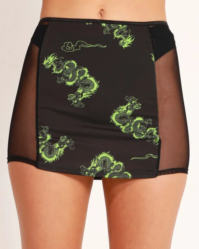 Dragon's Wrath Mini Skirt sold by iHeartRaves