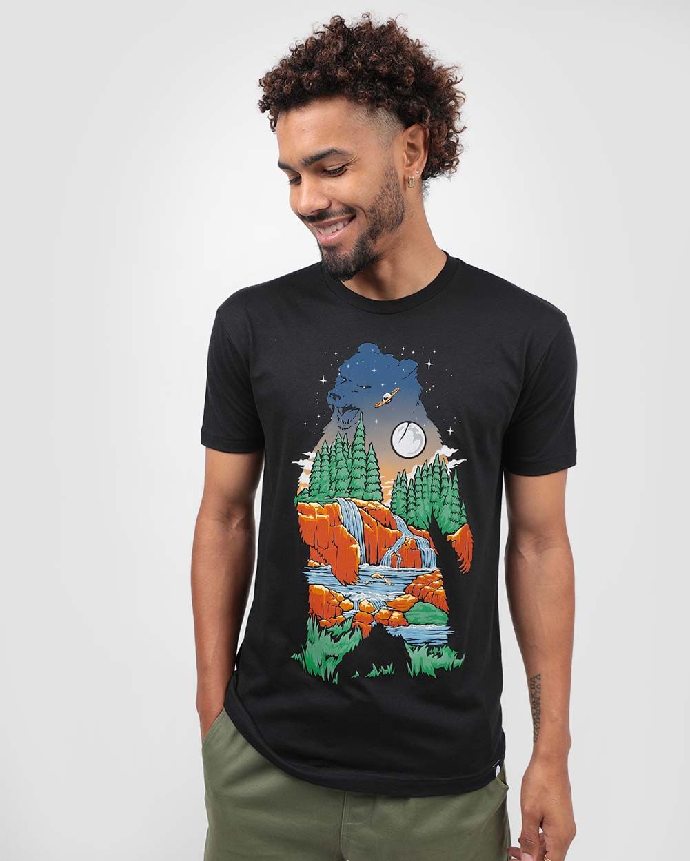 Grizzly Instincts Tee sold by iHeartRaves product image thumbnail 2