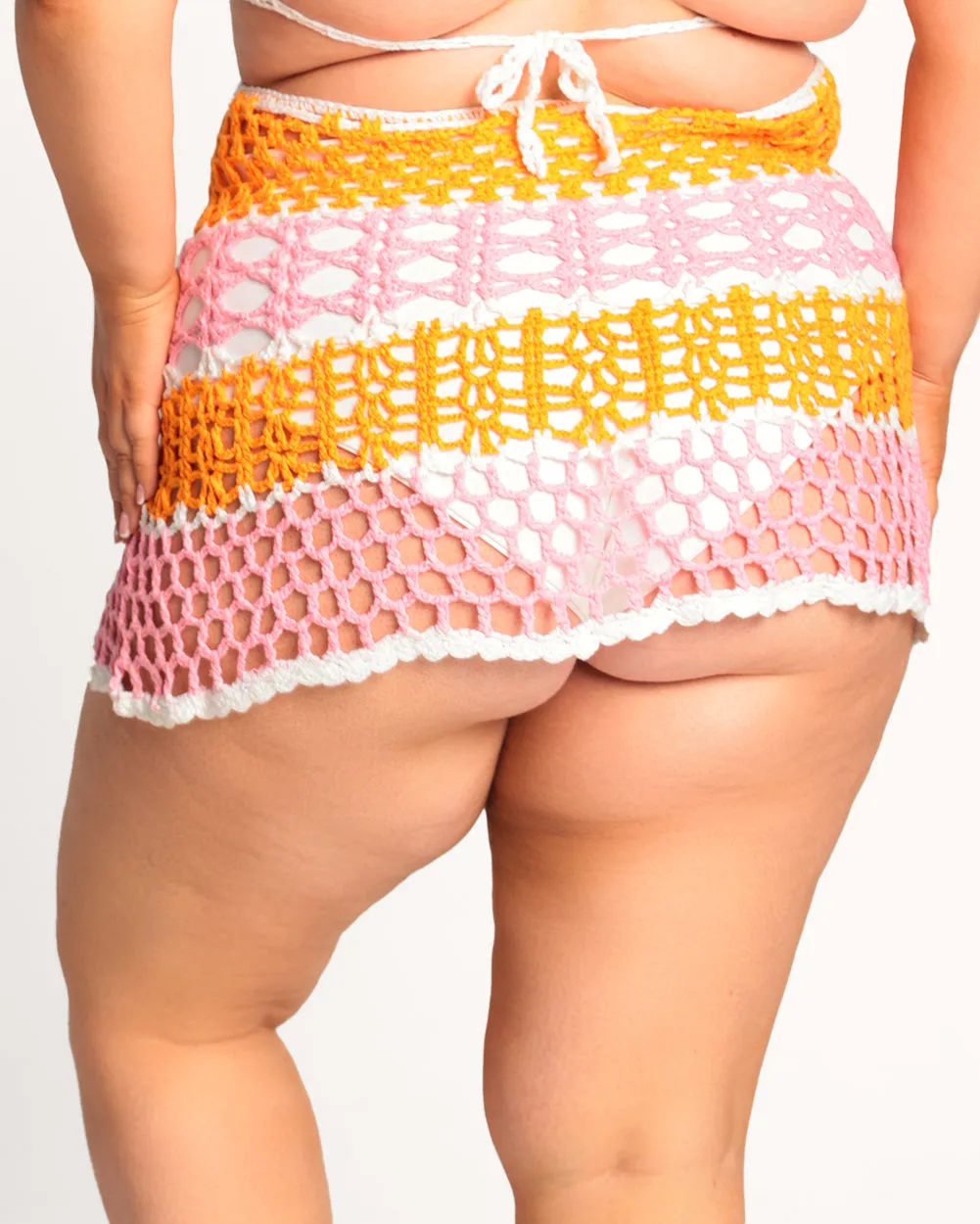 Sunkissed Sis Curve Crochet Skirt sold by iHeartRaves product image thumbnail 2