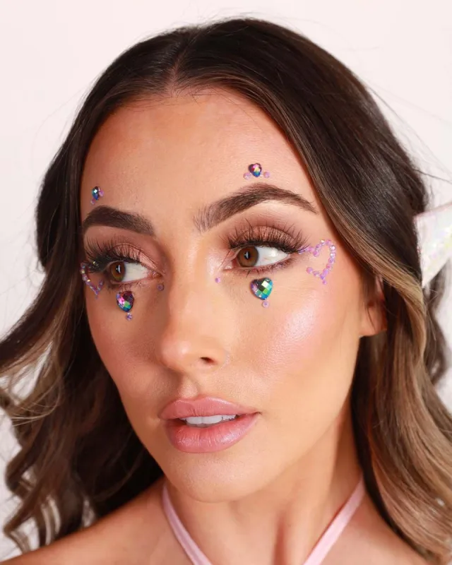 Lunautics X iHR Sweet Secret Rhinestone Face Jewel sold by iHeartRaves