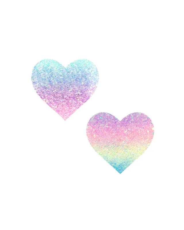 Neva Nude Glitter Sweetheart Pasties sold by iHeartRaves