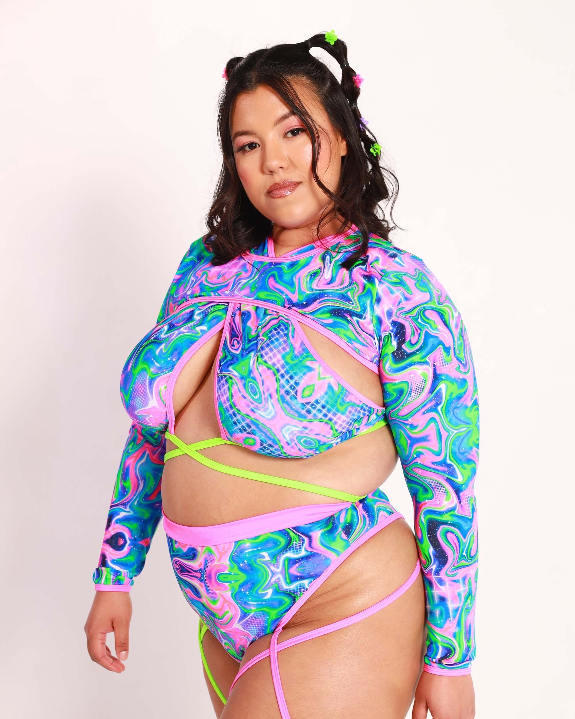 Rolita Couture x iHR Fragile Fantasies Ultra Crop Top sold by iHeartRaves product image thumbnail 9