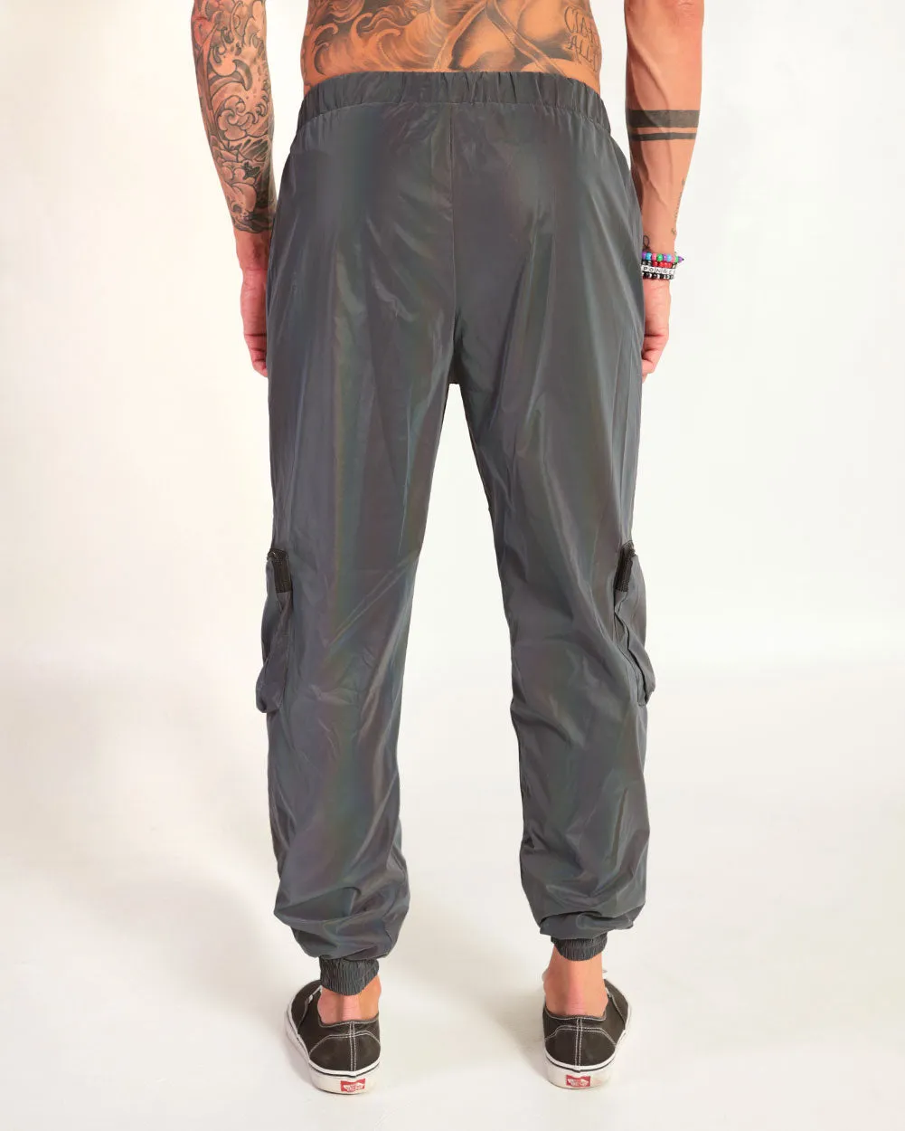 Daylight Rainbow Reflective Joggers with Cargo Pockets sold by iHeartRaves product image thumbnail 3