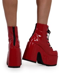 Demonia Red-Hot Platform Heels sold by iHeartRaves