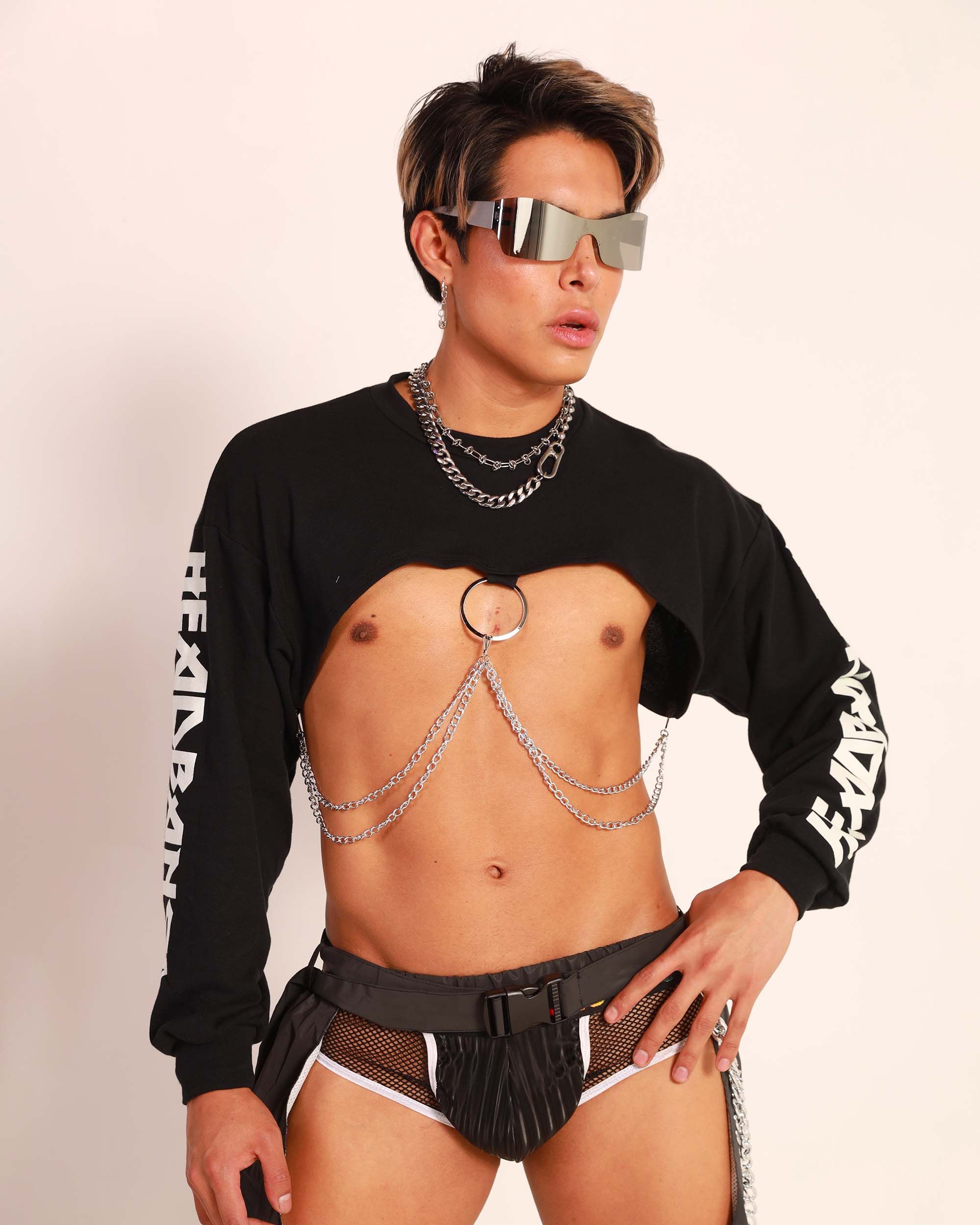 Unisex Go Crazy Headbanger Ultra Crop Top sold by iHeartRaves product image thumbnail 6