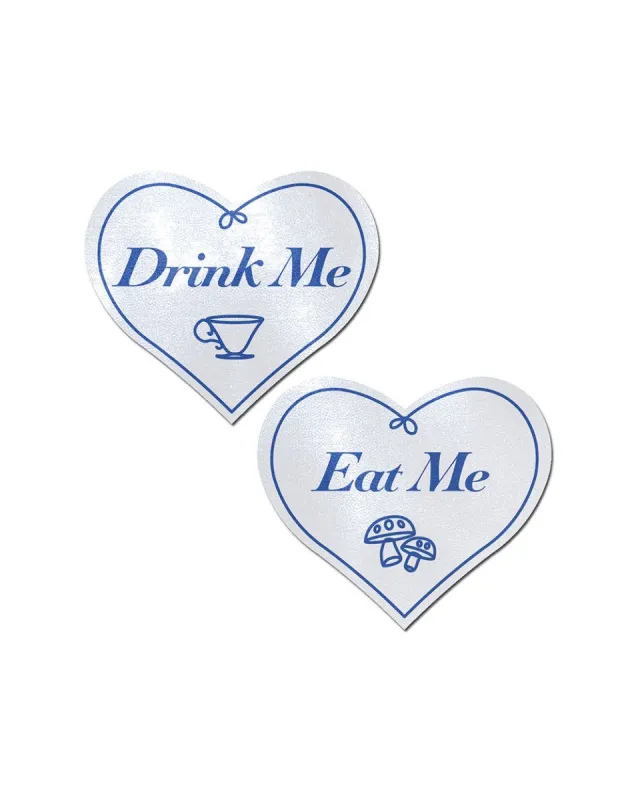 Pastease Eat Me, Drink Me Heart Pasties sold by iHeartRaves