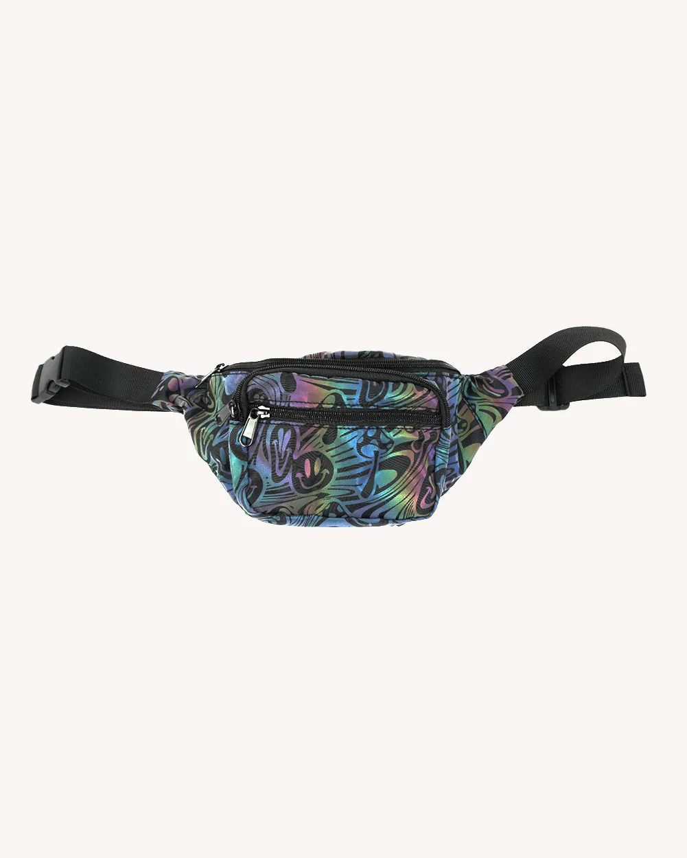 Trippy Daze Rainbow Reflective Fanny Pack sold by iHeartRaves