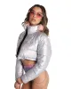 All Night Long Holo Cropped Puffer Jacket sold by iHeartRaves