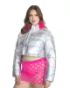 All Night Long Holo Cropped Puffer Jacket sold by iHeartRaves