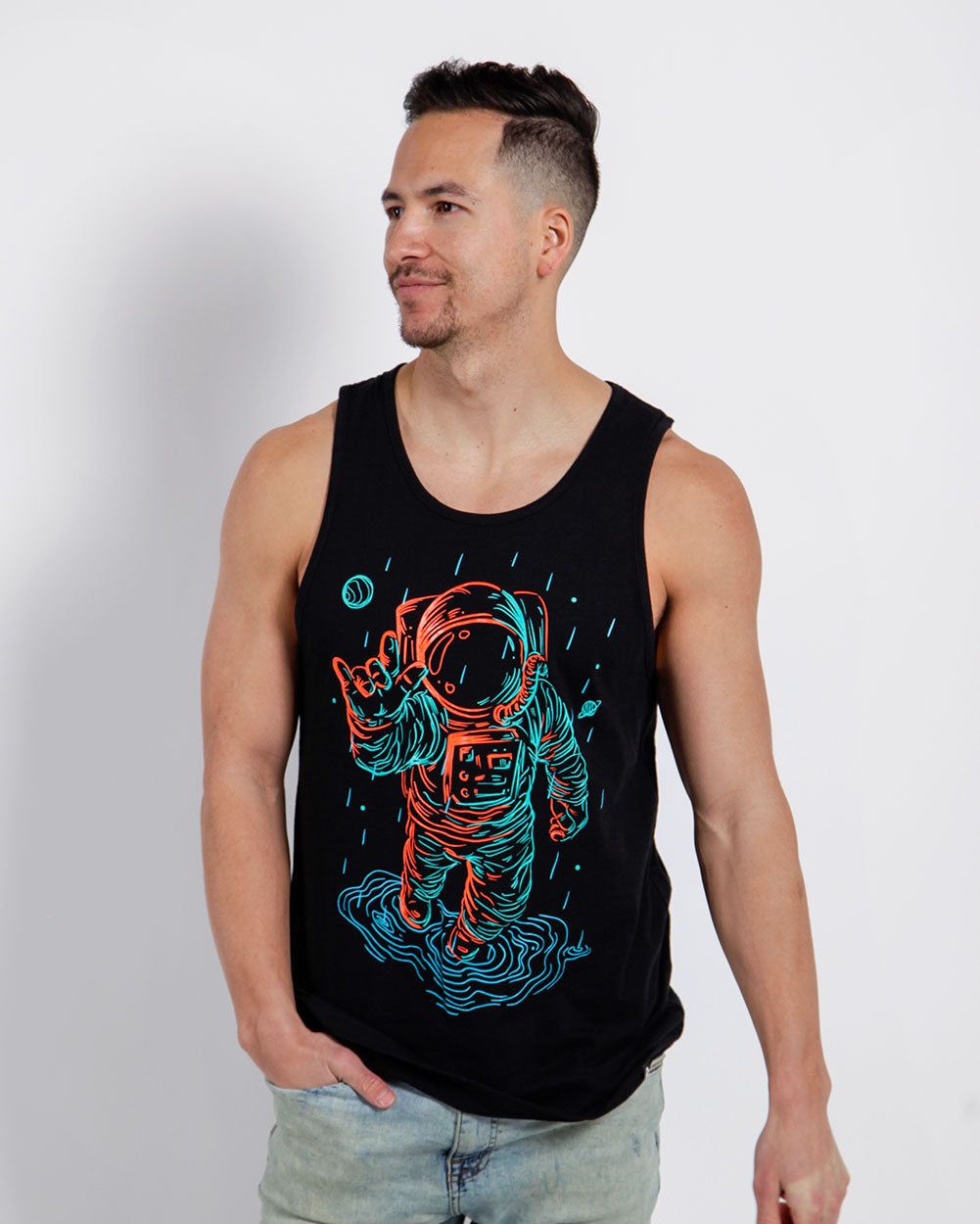 Universal Love Glow-in-the-Dark Tank sold by iHeartRaves product image thumbnail 2