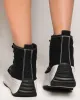 No Pressure Platform Lace-Up Sneakers sold by iHeartRaves