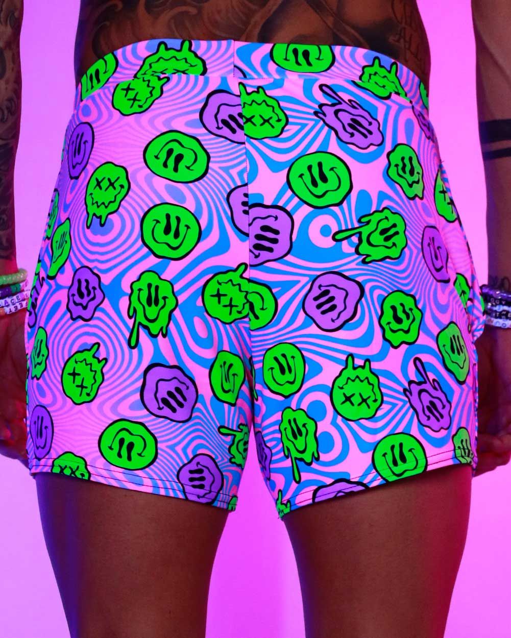Rolita Couture x iHR Acid All-Nighter Men's Shorts sold by iHeartRaves product image thumbnail 4