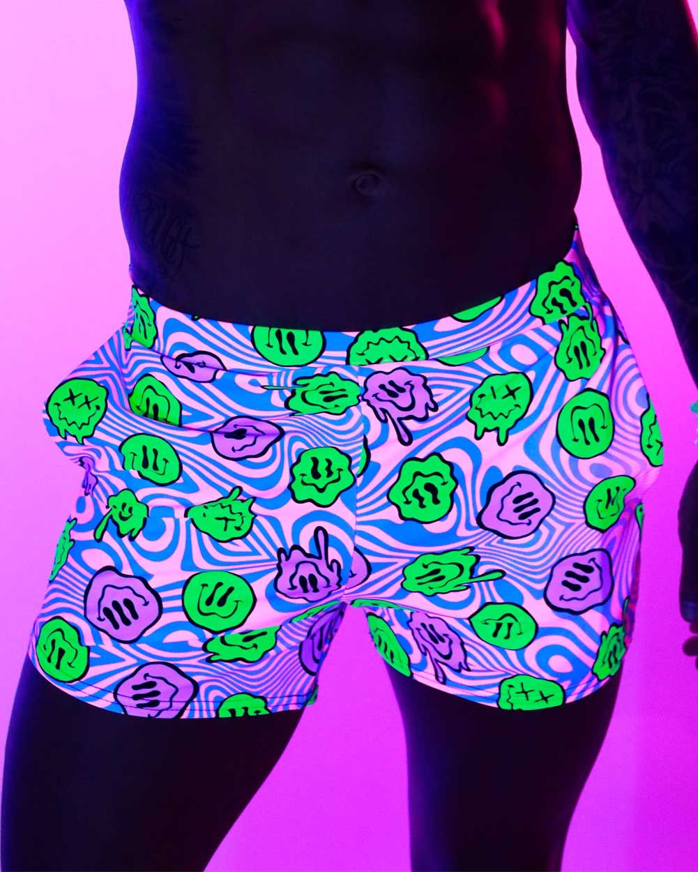 Rolita Couture x iHR Acid All-Nighter Men's Shorts sold by iHeartRaves product image thumbnail 2
