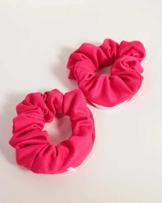 Neon Pink Pocket Scrunchies sold by iHeartRaves