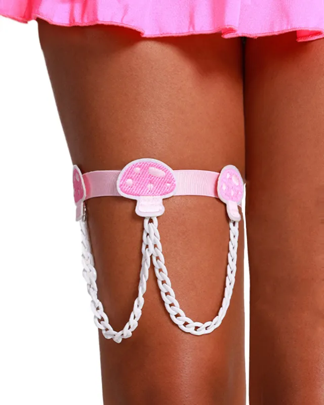 Pinky Promise Mushroom Single Leg Garter sold by iHeartRaves