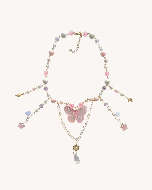 Whispering Whirlwinds Butterfly Necklace sold by iHeartRaves