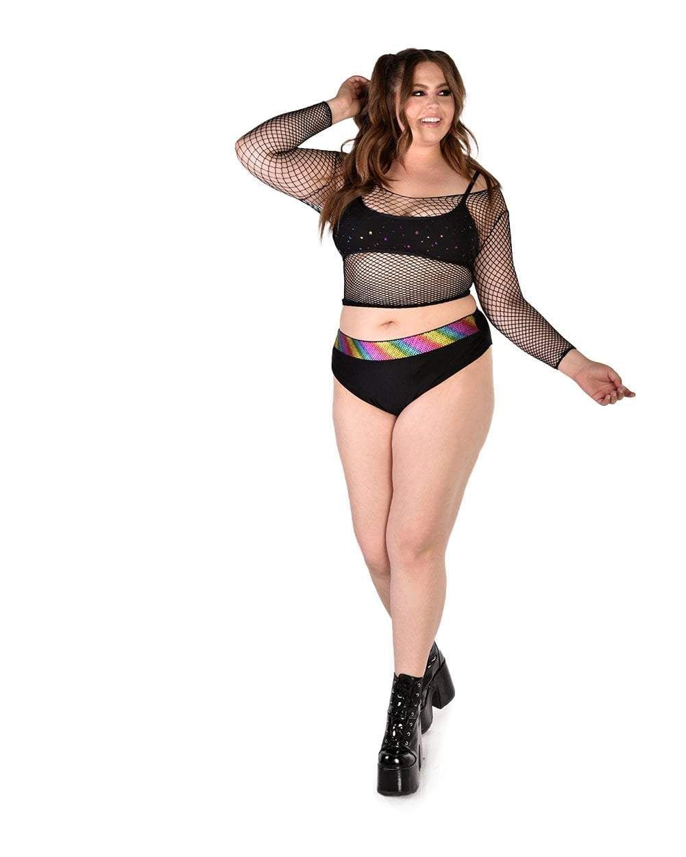 Industrial Fishnet Long Sleeve sold by iHeartRaves product image thumbnail 7