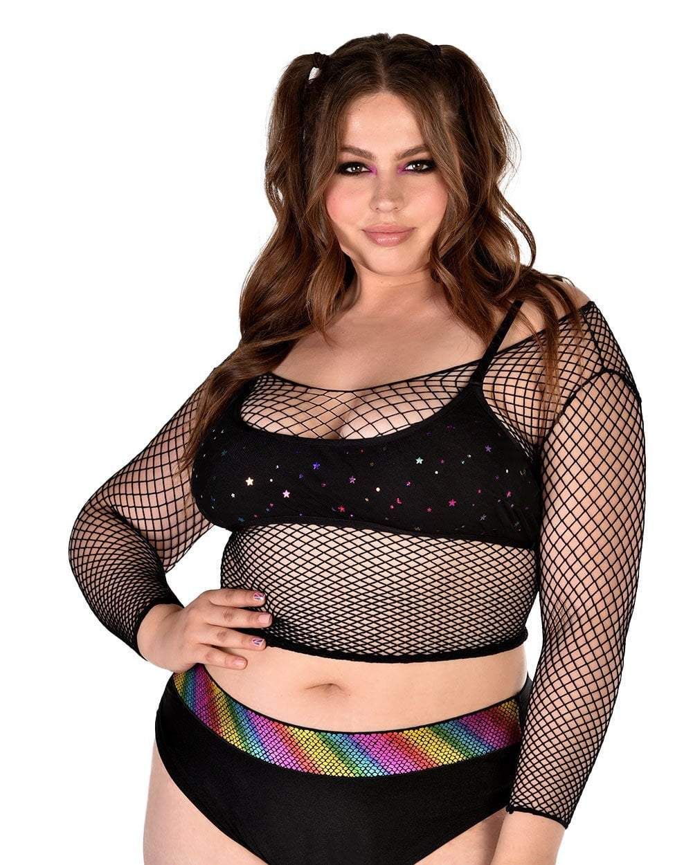 Industrial Fishnet Long Sleeve sold by iHeartRaves product image thumbnail 6