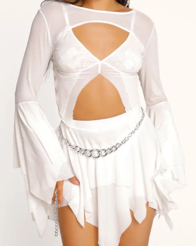 No Hard Feelings Cable Belly Chain sold by iHeartRaves