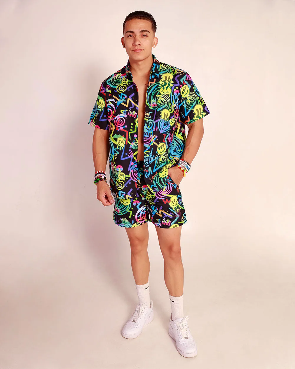 Technicolor Tripp Men's Shorts sold by iHeartRaves product image thumbnail 3