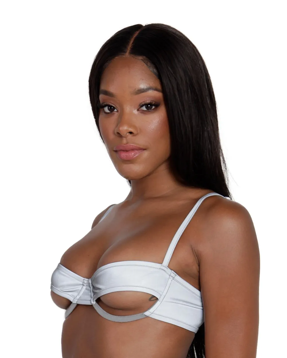 Look on the Bright Side Reflective Top sold by iHeartRaves product image thumbnail 4