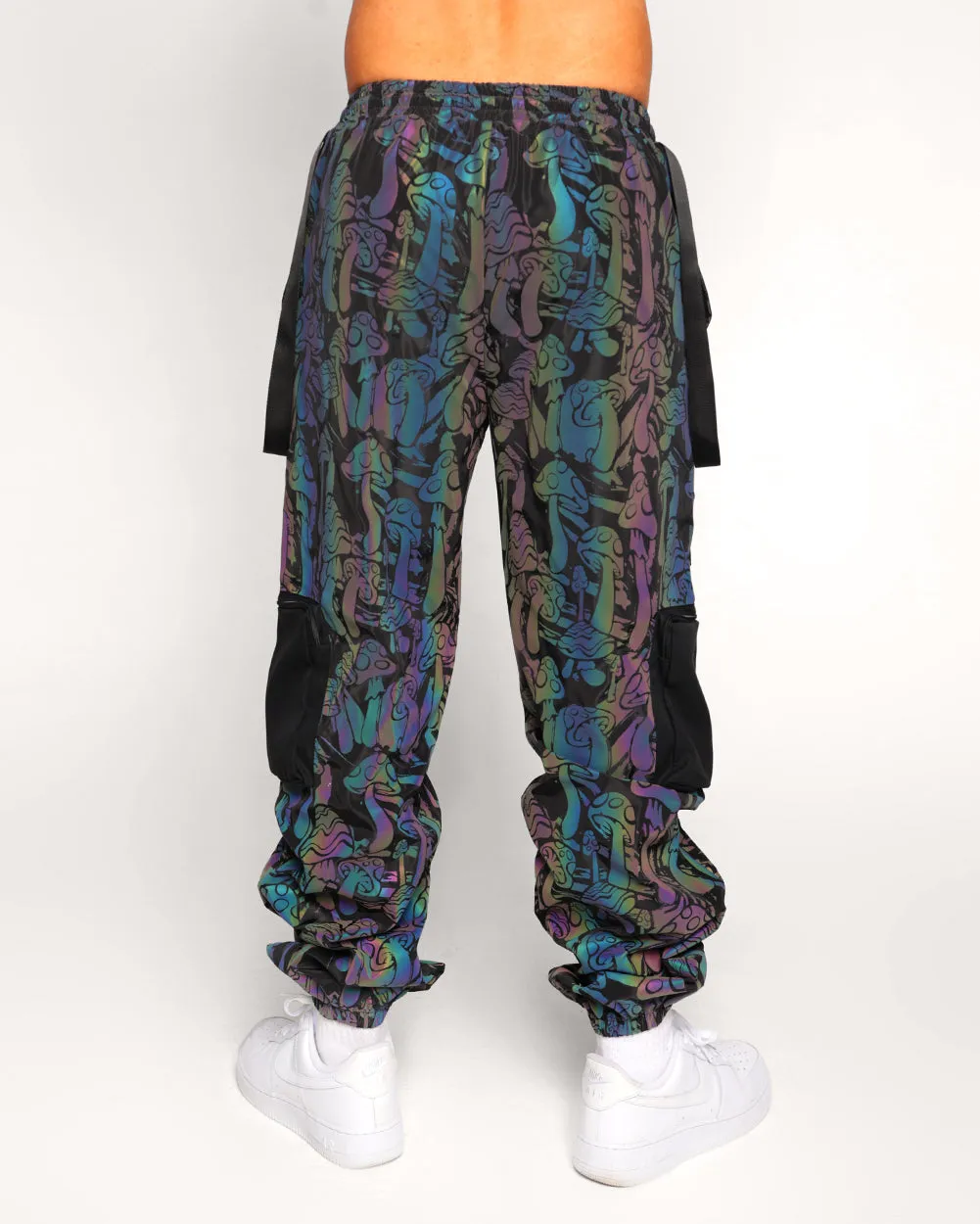 Fantastic Fungi Rainbow Reflective Joggers sold by iHeartRaves product image thumbnail 5