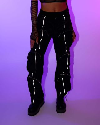 Fastlane Reflective Fishnet Cargo Pants | Parallel