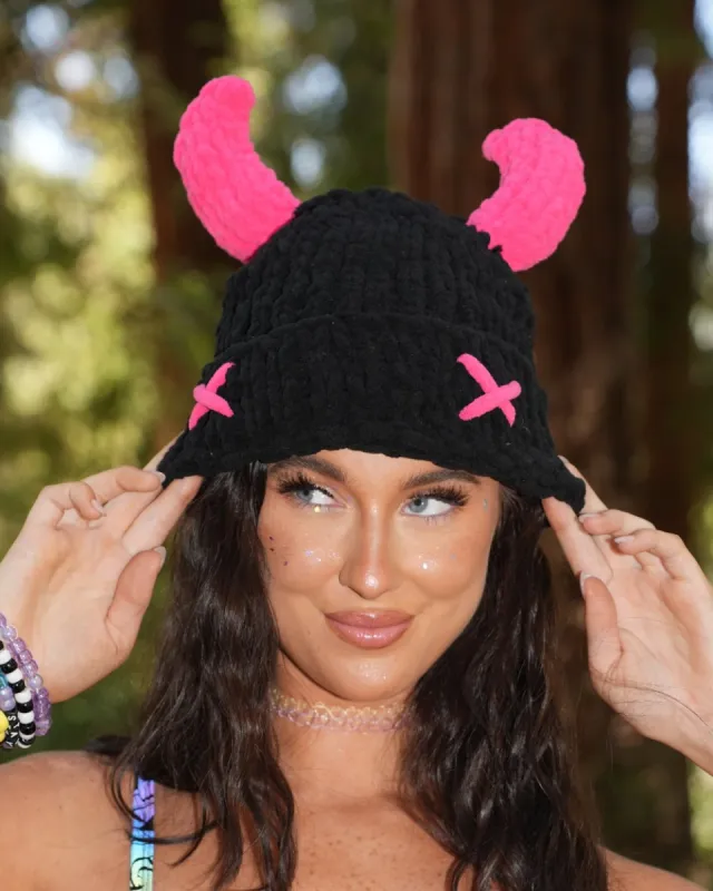 Trouble Maker Crochet Hat sold by iHeartRaves