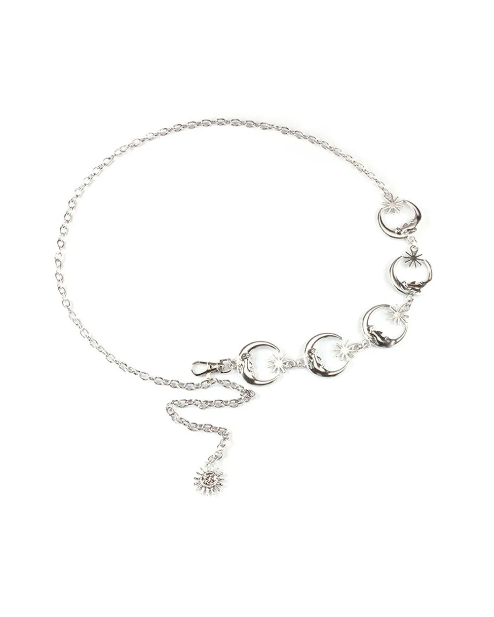 Silver Moon Belly Chain sold by iHeartRaves product image thumbnail 2