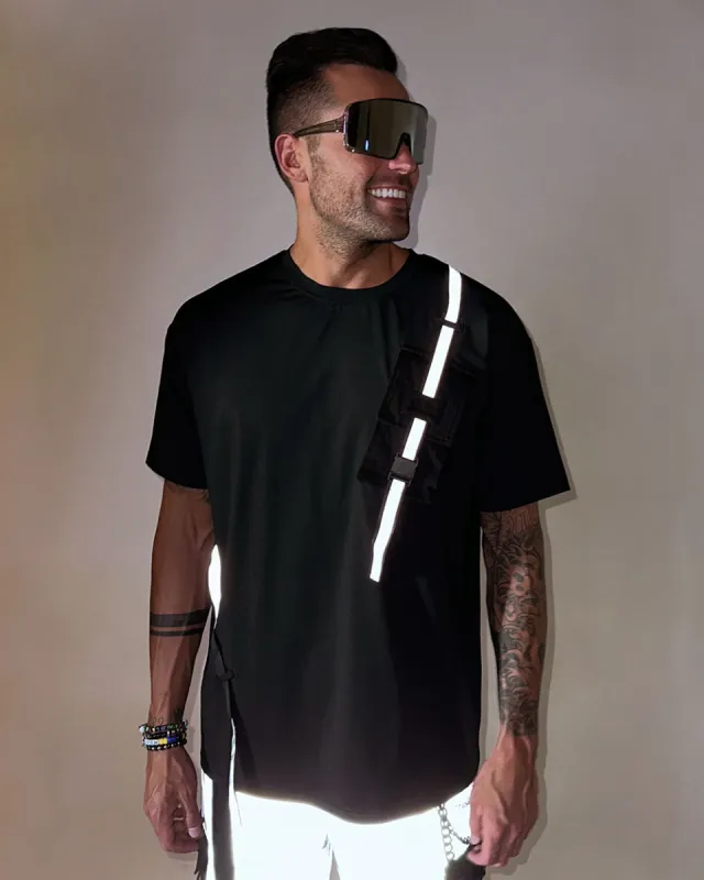 Thunder Flash Reflective Men's Tee sold by iHeartRaves