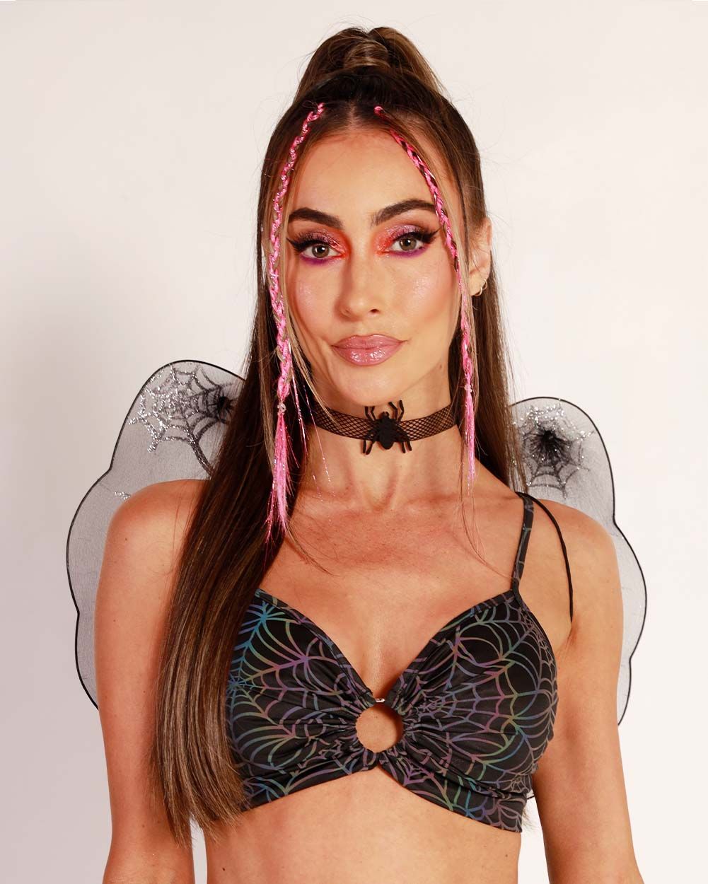 Lost in the Lights Rainbow Reflective Top sold by iHeartRaves product image thumbnail 2