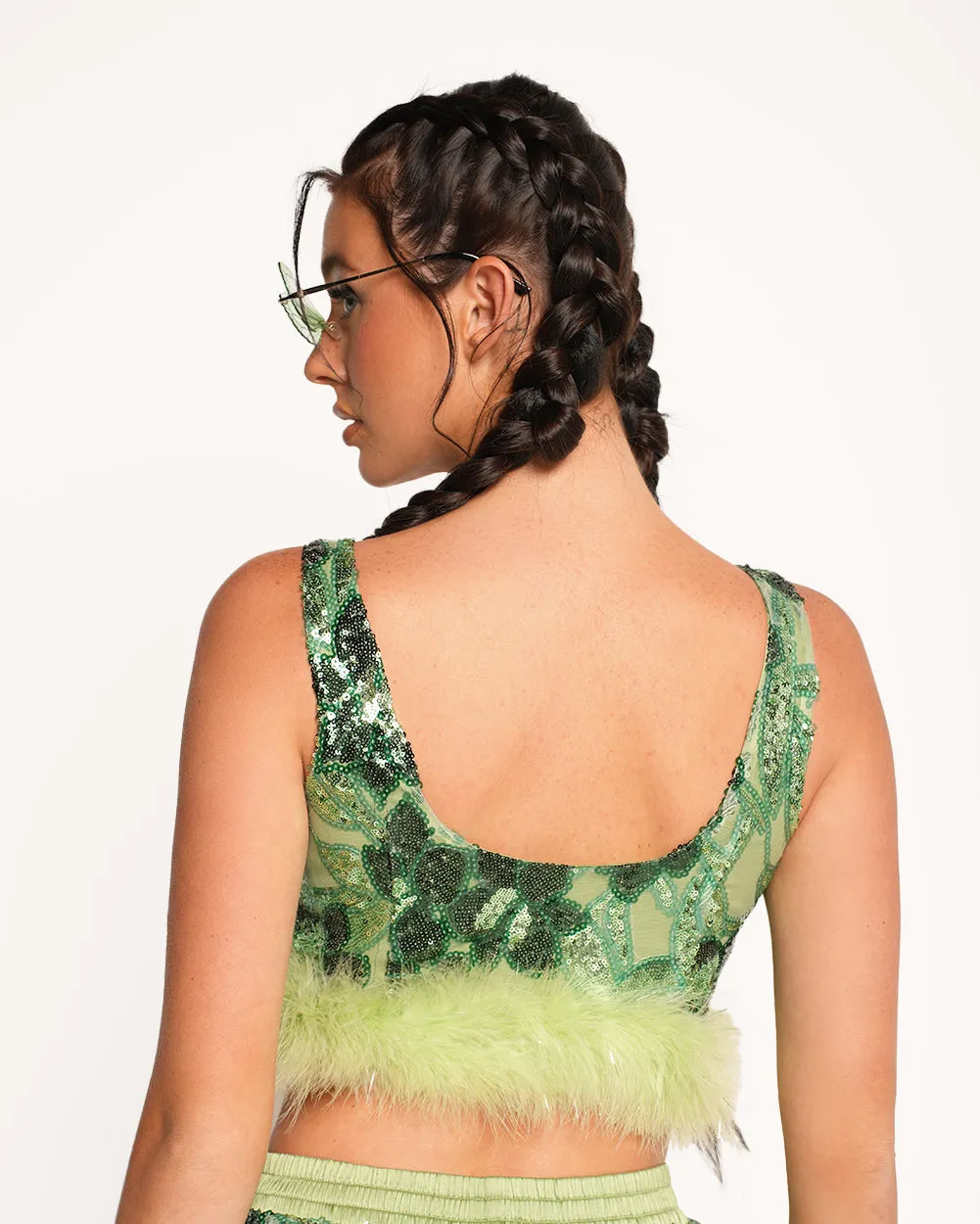 Forest Fairytale Marabou Top sold by iHeartRaves product image thumbnail 2
