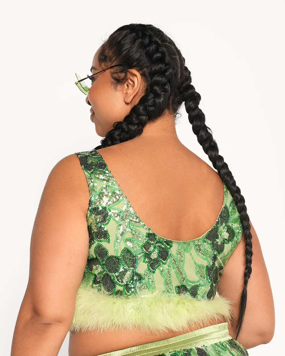 Forest Fairytale Marabou Top sold by iHeartRaves product image thumbnail 5