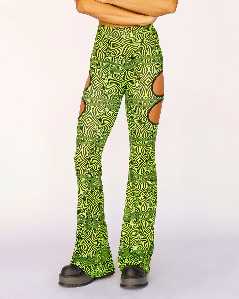 Trippy Treats Cutout Bell Bottoms sold by iHeartRaves product image thumbnail 2