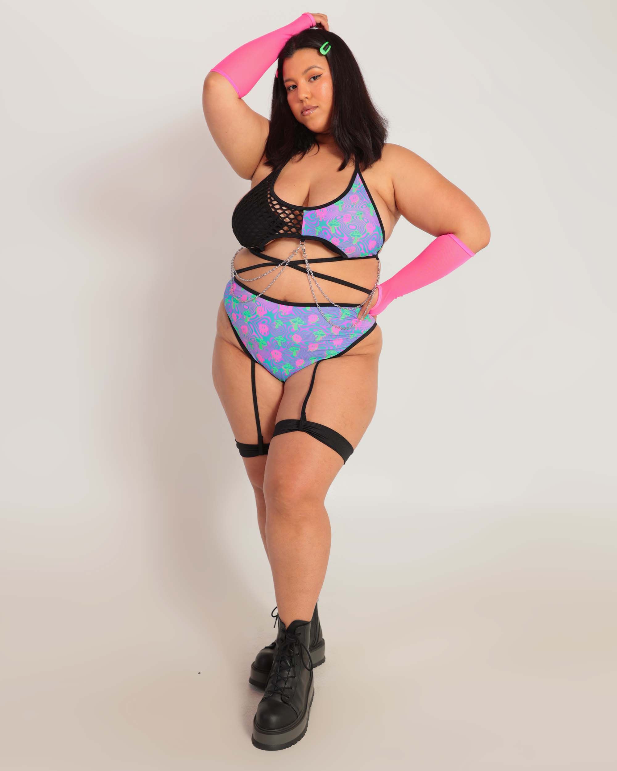 Rolita Couture x iHR Laced & Lit Splice Friction Chain Top sold by iHeartRaves product image thumbnail 9