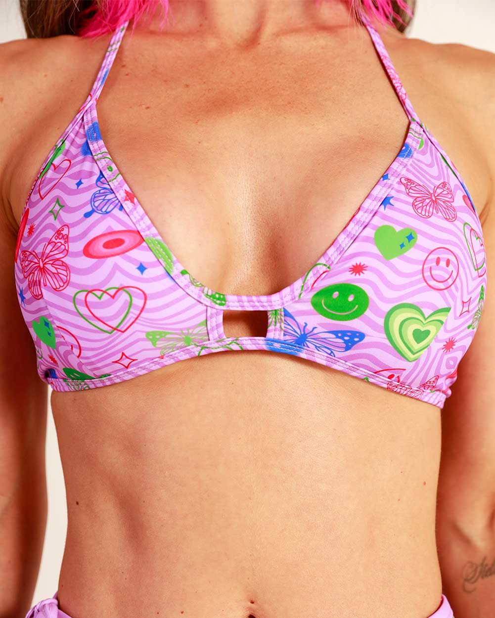 Love Spiral Hearts Halter Top sold by iHeartRaves product image thumbnail 2