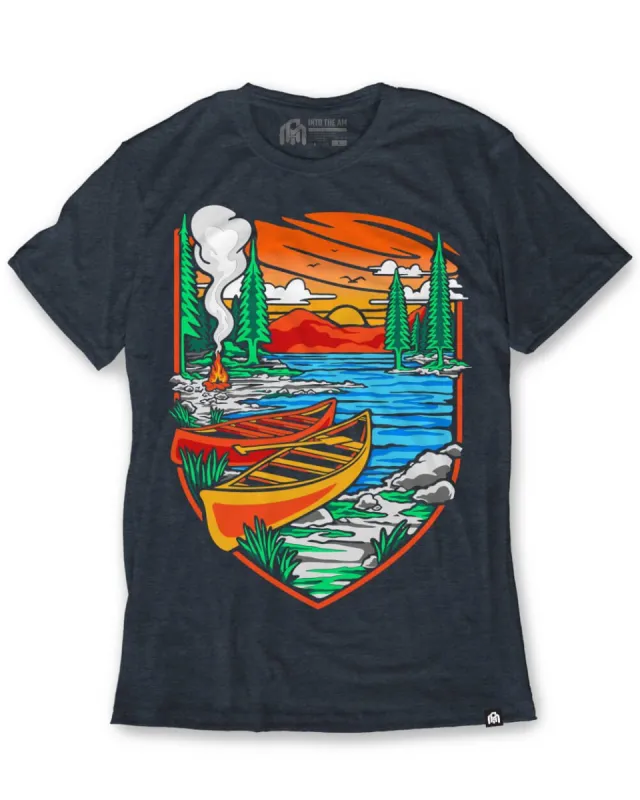 Canoe Camping Tee sold by iHeartRaves