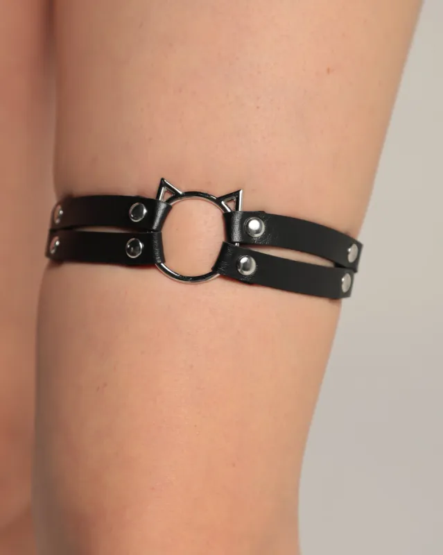 Kitty Cat Single Leg Garter sold by iHeartRaves