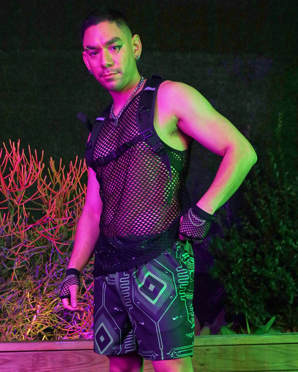 Unisex Sensations Fishnet Tank sold by iHeartRaves product image thumbnail 9