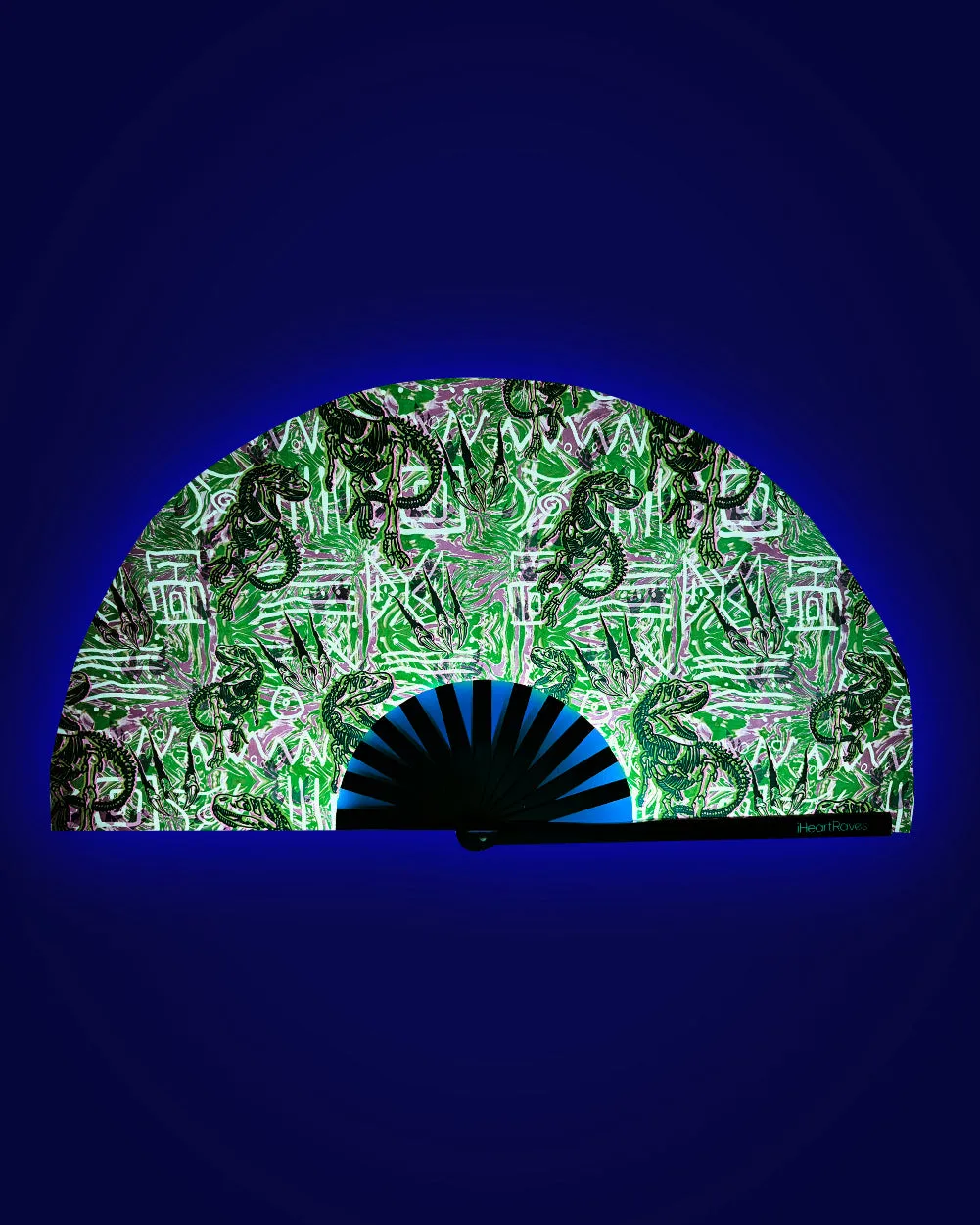 Dino Dominion Hand Fan sold by iHeartRaves product image thumbnail 2