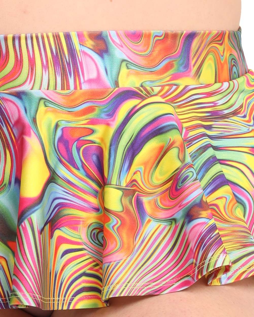 Rainbow Burst Skater Skirt sold by iHeartRaves product image thumbnail 6