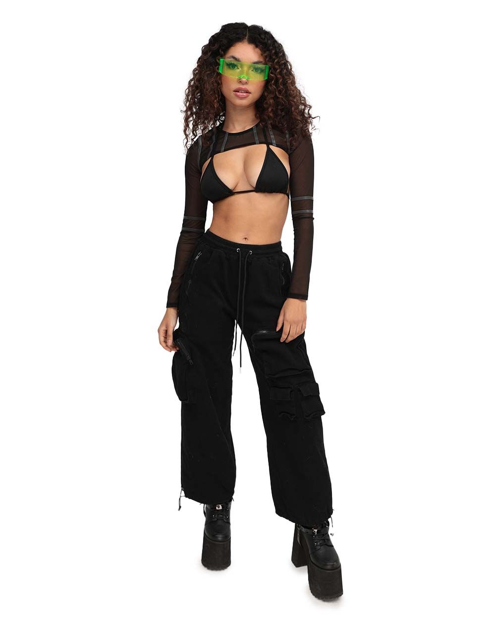 Unisex Nocturnal Cargo Pants sold by iHeartRaves product image thumbnail 3