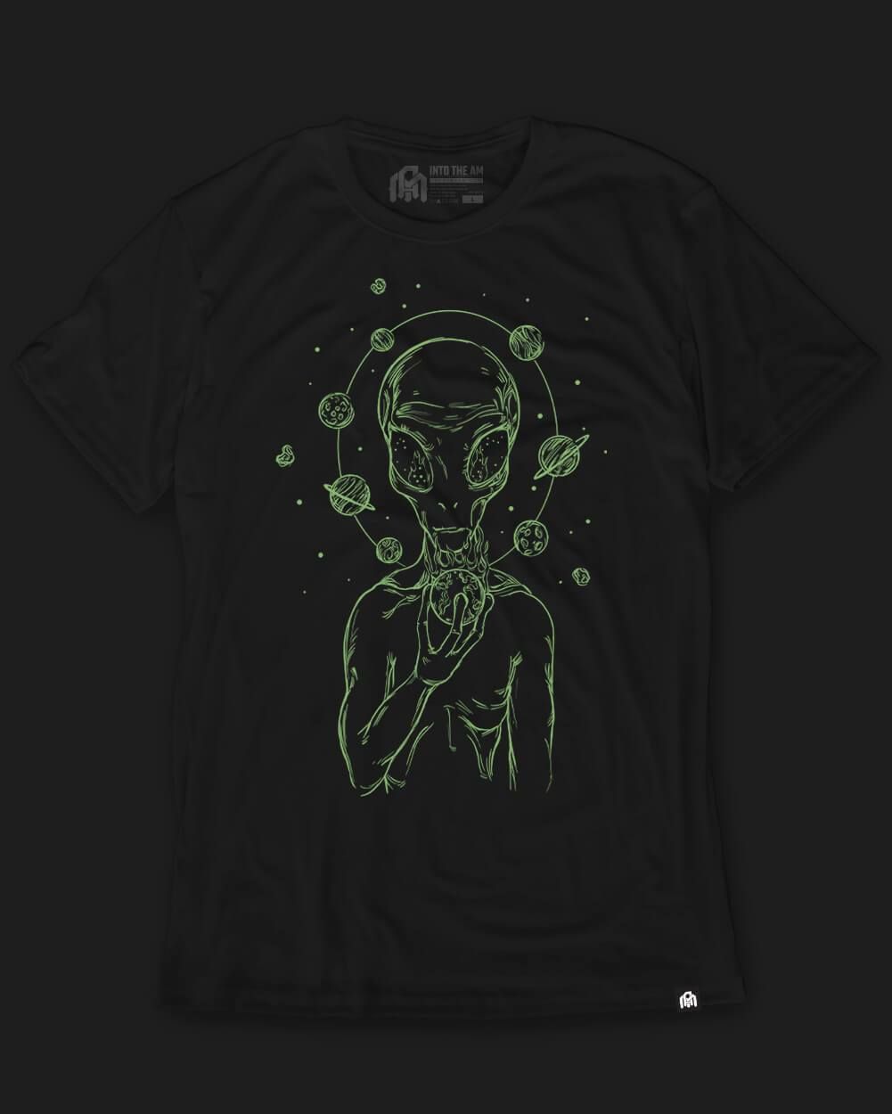 Planetary Countdown Glow-in-the-Dark Tee sold by iHeartRaves product image thumbnail 3