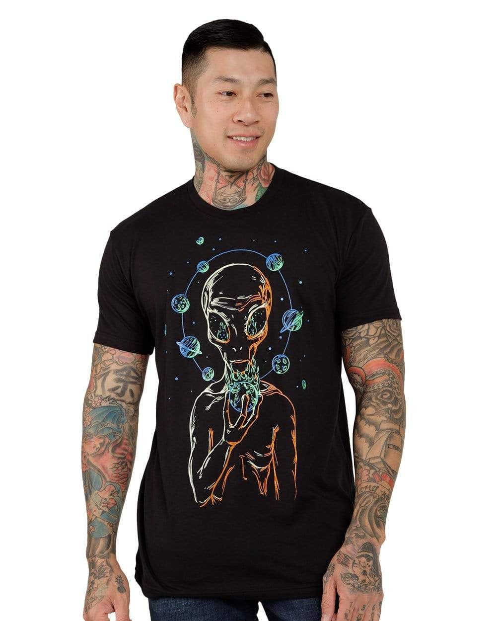Planetary Countdown Glow-in-the-Dark Tee sold by iHeartRaves product image thumbnail 4