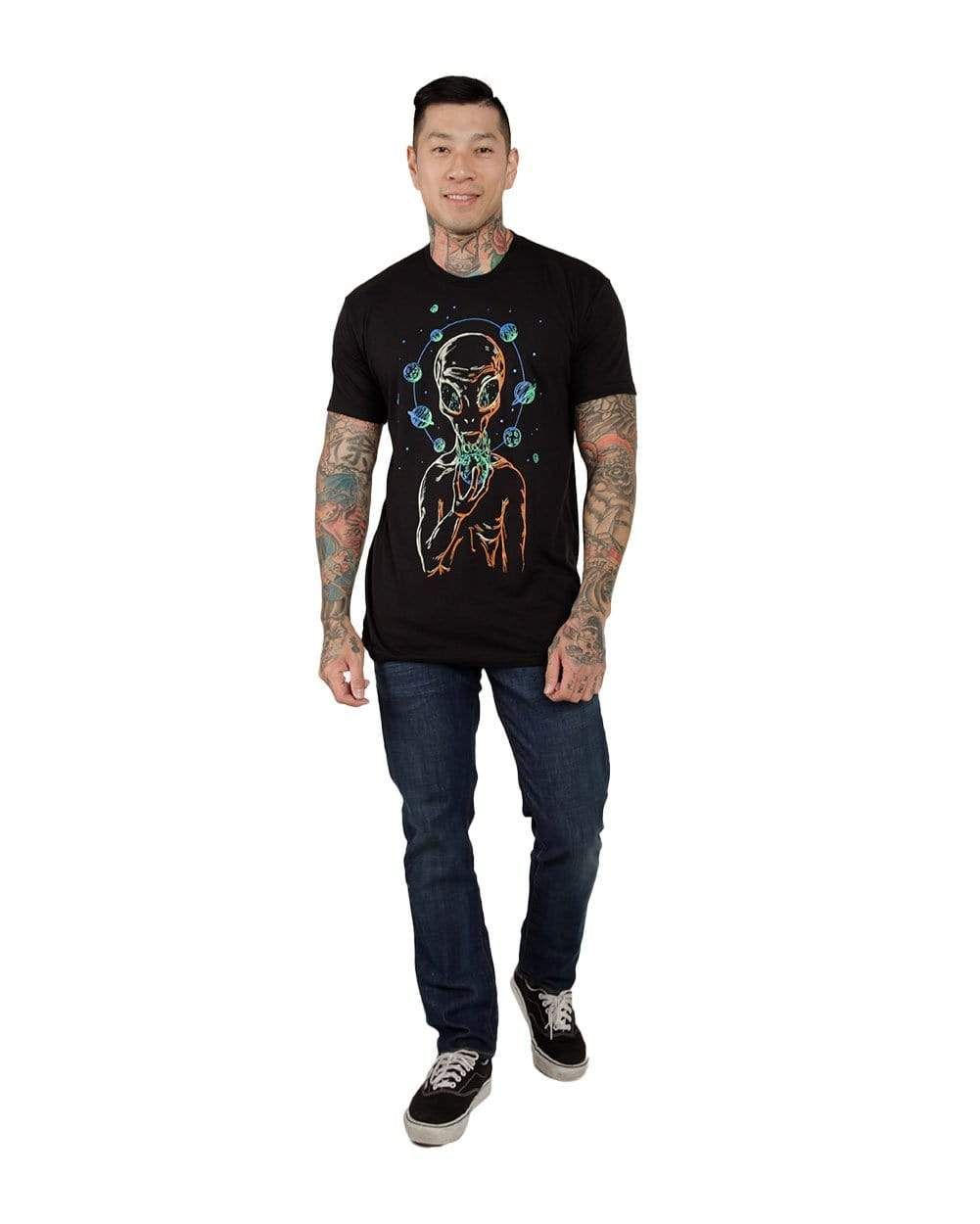 Planetary Countdown Glow-in-the-Dark Tee sold by iHeartRaves product image thumbnail 5